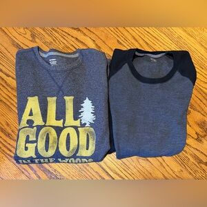 (2) Old Navy Men's long sleeve shirts Size medium